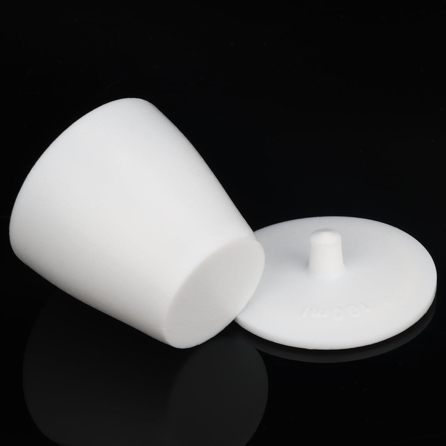 stonylab PTFE Tiegel, 100 ML High Form PTFE Tiegel Becher mit Deckel, Säure- und Laugenbeständig, Hochtemperaturbeständig, für Laborforschung