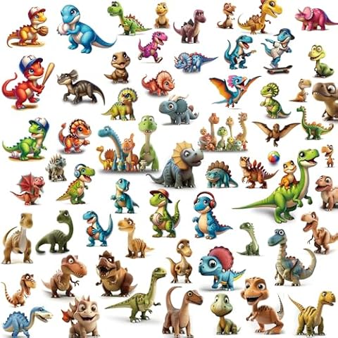 120 Styles Temporary Tattoos Kids Dinosaur Party Favors Stickers for Boys Girls Birthday Gift Cover