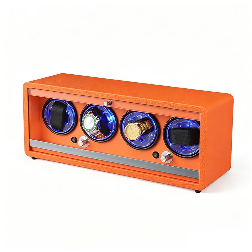 Caja Relojes Automaticos, Bobinadora de Relojes Caja Relojes Automáticos Relojero Automatico Orange