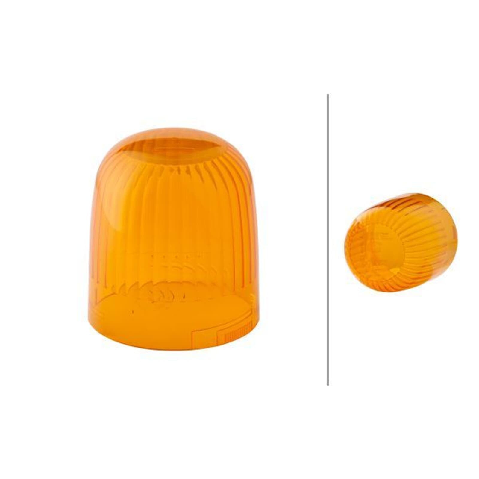 HELLA Halógena Luz de identificación omnidireccional - KL Junior - 24V - ámbar - montaje exterior/atornillado - Conector: Conector plano - Cant.: 1 - 2RL 007 550-011