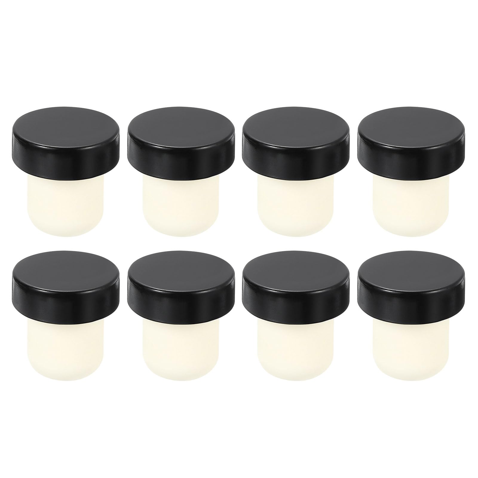 Tapón de corcho en T negro de 2,1 cm, ideal para conservar vino, cerveza y hacer manualidades