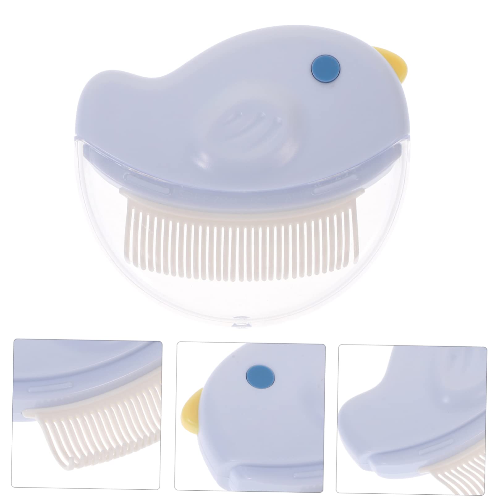 Parliky 2Pcs Cartoon Cat Combs for Pet Grooming Cat Hair Remover Brushes for Cats Kittens Pet Brush for Shedding and De Tangling for Indoor Use