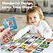 Hebayy 36 Pairs Animal Matching Game, 72PCS Spanish Flashcards 36 Designs Memory Cards Educational Learning Toys for Preschool 4 5 6 Years Old (Each Measures 2” X 2”)