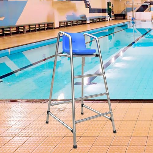 Silla de Guardavidas 3 Peldaños 150 cm Acero Inoxidable miniatura 2