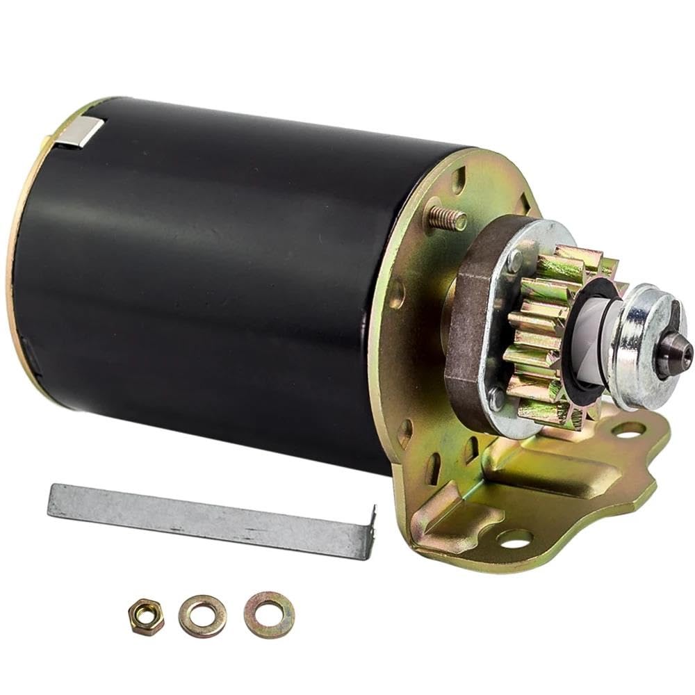 Arranque Del Relé Solenoide Motor Arranque Alta Resistencia Reemplazar Para Briggs Engranaje 14 Dientes Para Tractor Cortacésped L105