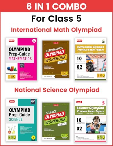 MTG Class-5 Mathematics & Science (IMO-NSO) Olympiad Workbook, Pr...