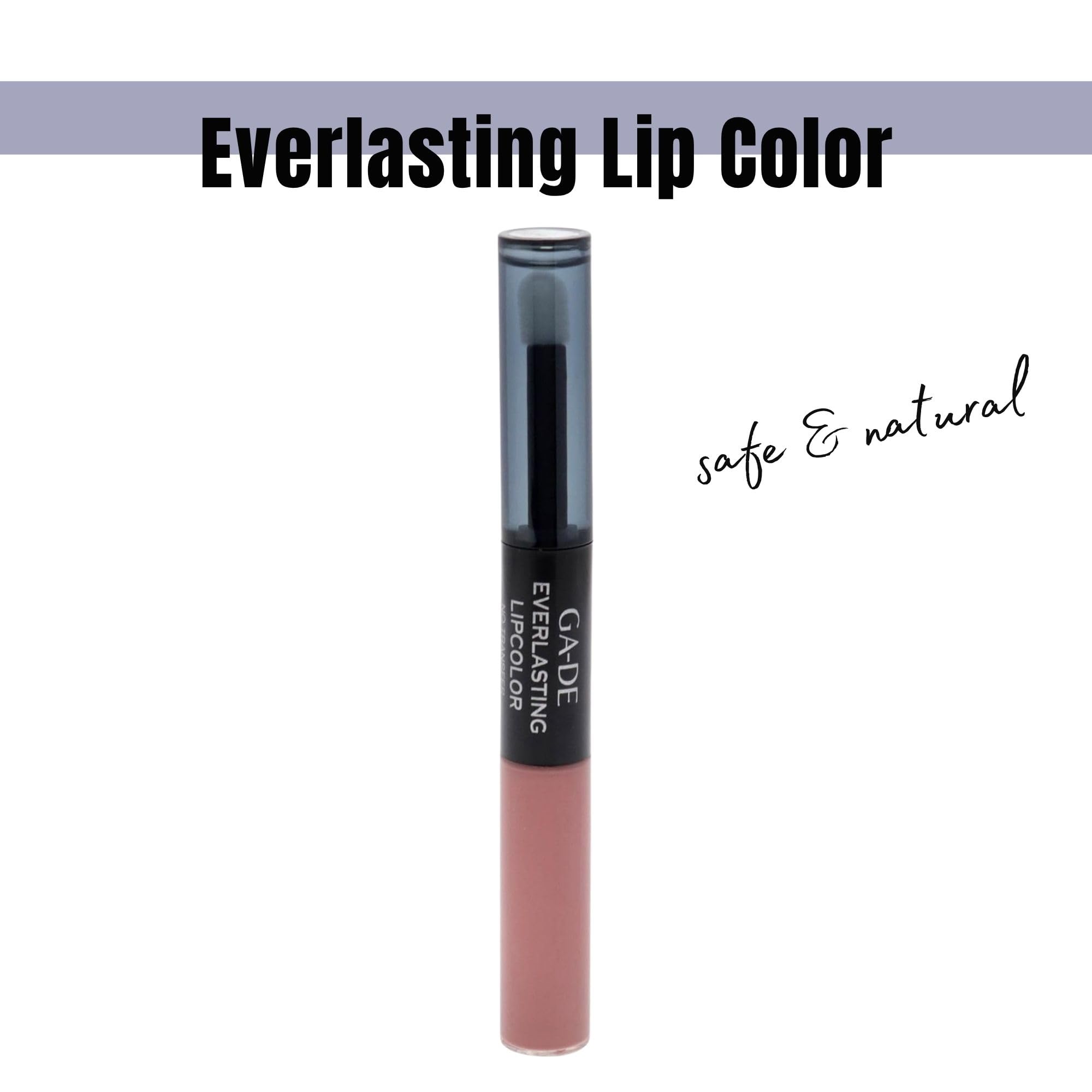 GA-DE Everlasting Lip Color, 93 - pełna powłoka, bez oleju, nawilżająca, długa pomadka - szybko wysycha do ultracienkiej folii - 0,28 uncji