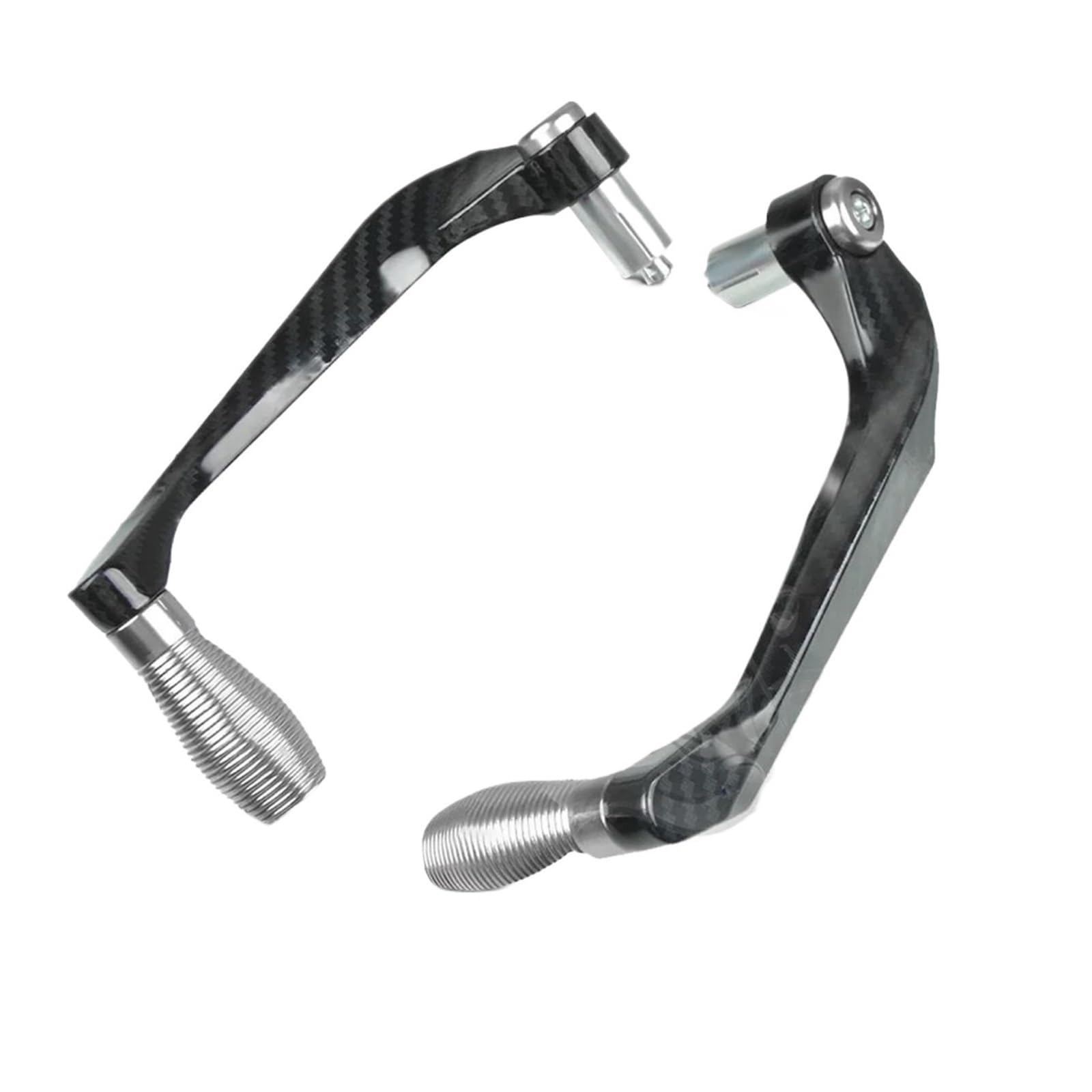 REOKIP for Ninja 250R 300 400 650R 1000 ZX10R ER6N Z750 Z800 Z900 Motorcycle Handlebar Brake Clutch Lever Guard Protector (Silver)