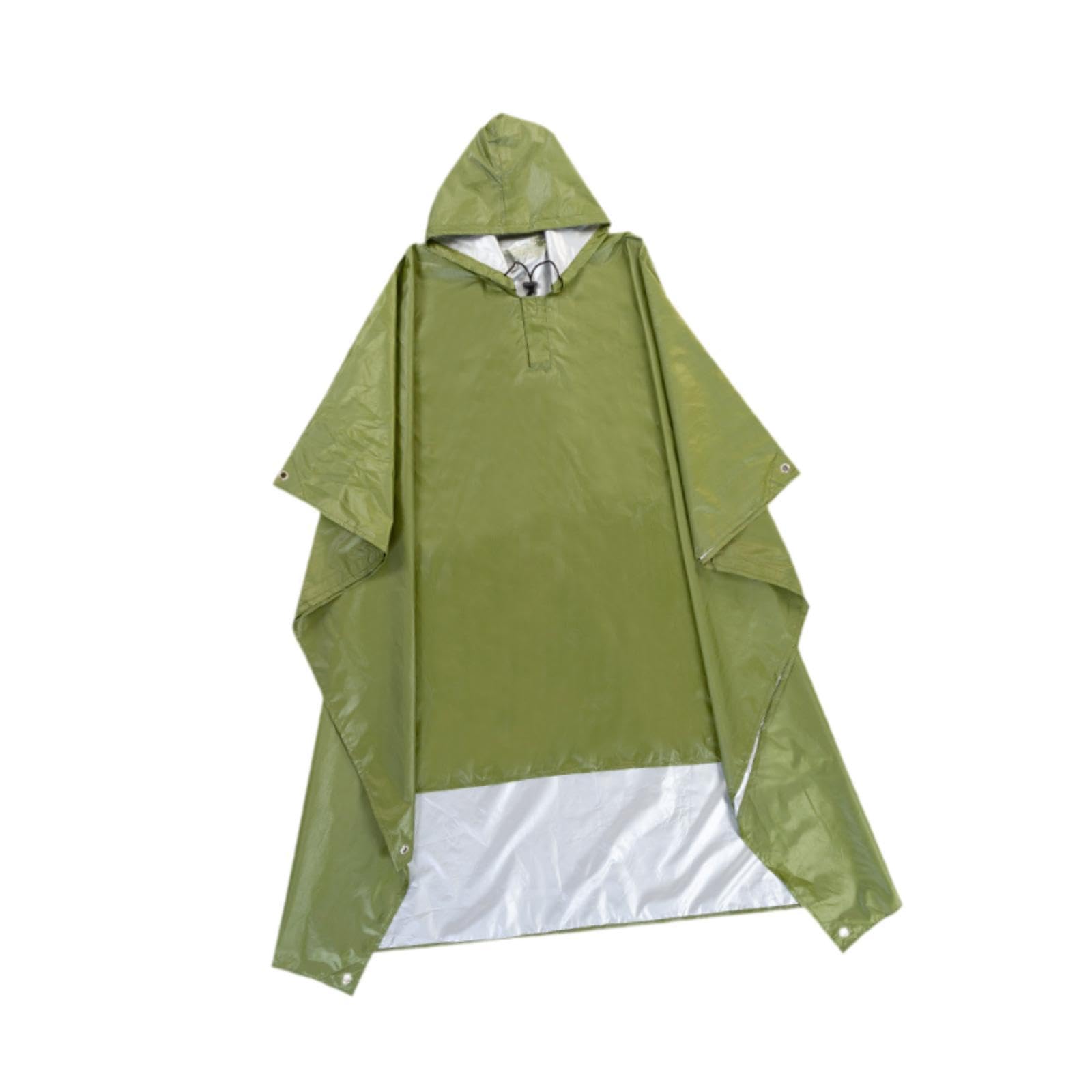 ™ Hooded Rain Poncho Lightweight Raincoat for Travel Hiking Outdoor Activities Green | Coats & Jackets | Womens Clothing-image-34