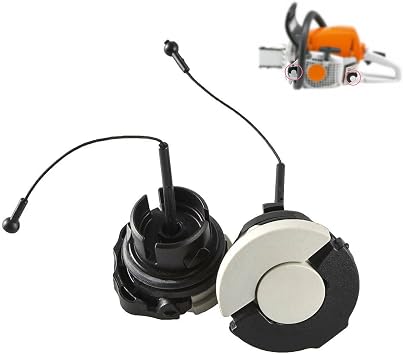 غطاء زيت غطاء وقود الغاز يناسب Stihl MS181 MS210 MS230 MS250 MS251 MS260 MS340 MS360 MS380 MS381 021 023 025 026 034 036 مناشير 0000 350 0525 ، 0000