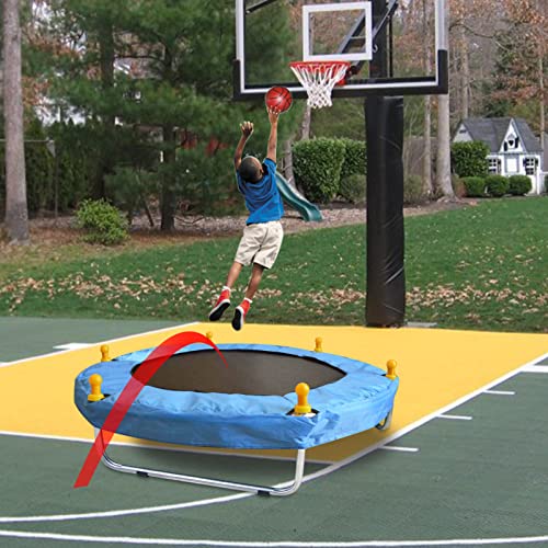 Toddler Trampoline With Enclosure Safety Net, Szbob Indoor Outdoor Small Trampoline For Kids, 55 In/4.6 Ft Baby Trampoline Round Jumping Table Mat Capacity 110Lbs Kid Trampoline With Built-In Zipper #TOP2