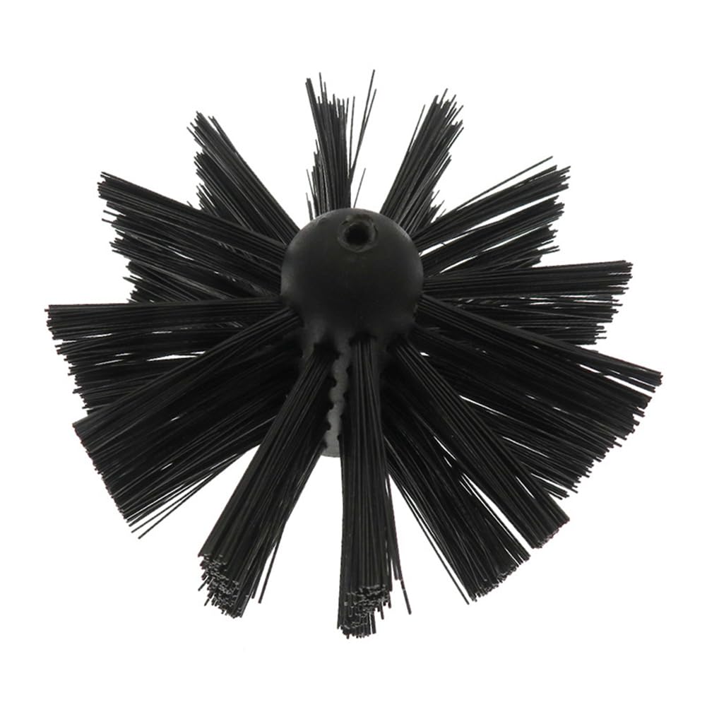 Spazzola flessibile per camino 150 mm con setole in nylon