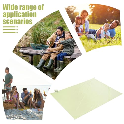 Manta de picnic ligera e impermeable con diseño portátil para camping 6