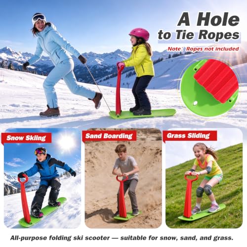 Synavea Portable Fold-Up Snow Scooter
