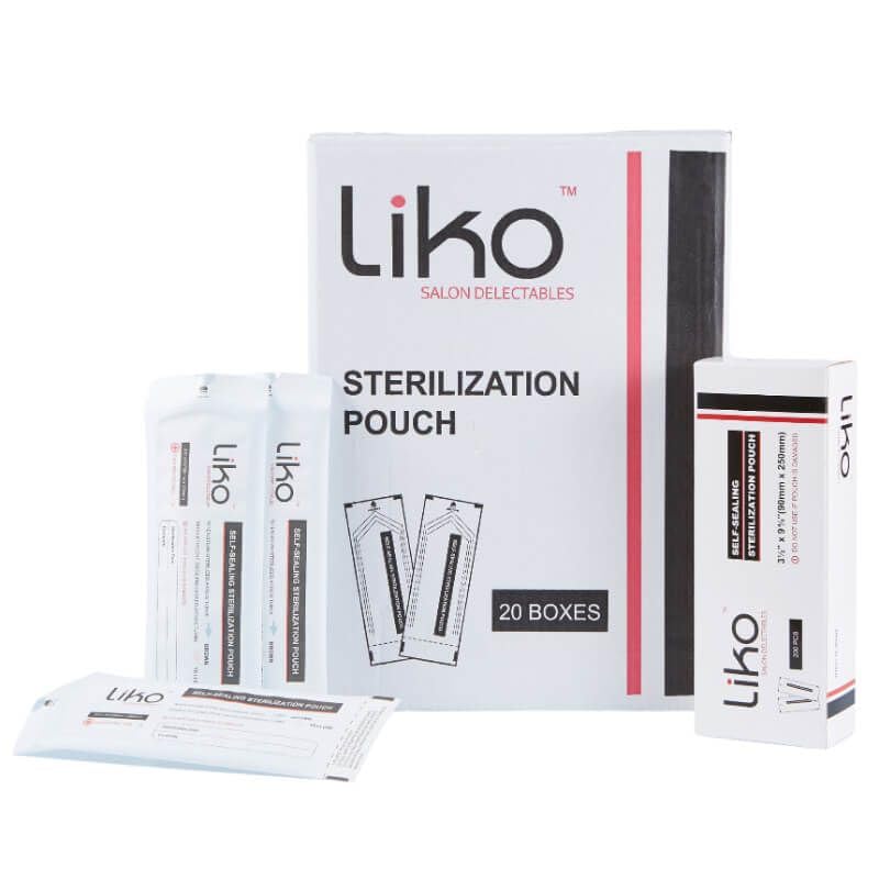 LIKO - Sterlization Pouch Large 3/5" x 9.8" Case 4000pcs