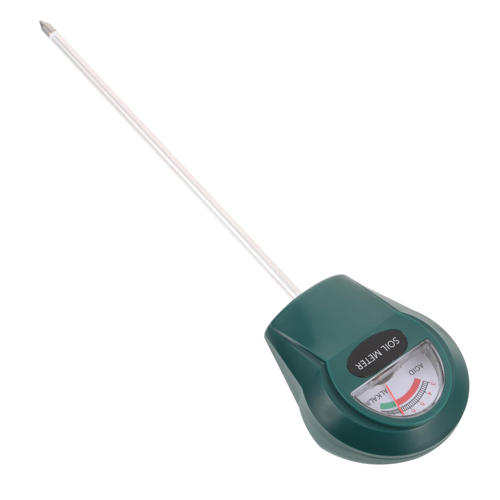 Happyyami 5 Piezas detector de suelo medidor de suelo medidor de humedad del suelo Probador de pH para cultivos Instrumento de detección de pH para agricultores probador de suelo Metal
