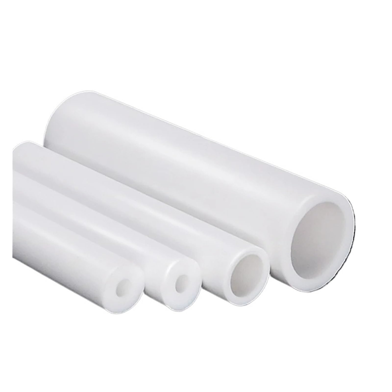Varilla Hueca de politetrafluoroetileno PTFE Blanco 200 mm | Color blanco largo de Rod 200m m del hueco del politetrafluoroetileno for el uso industrial general