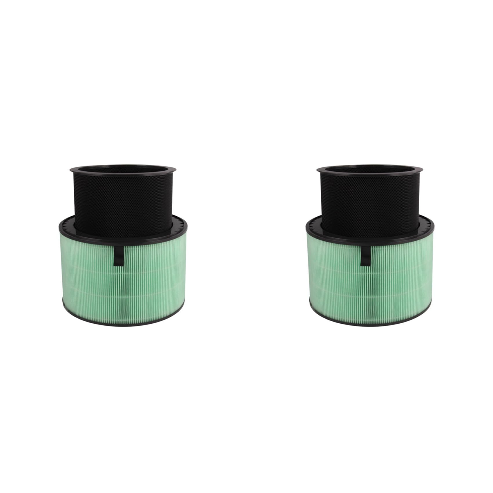 Hndhbfgrt 2X Air Purifier Filter for AAFTDT101 AAFTDT201 Air Purifier Replacement Accessories Hepa Activated Carbon Filter
