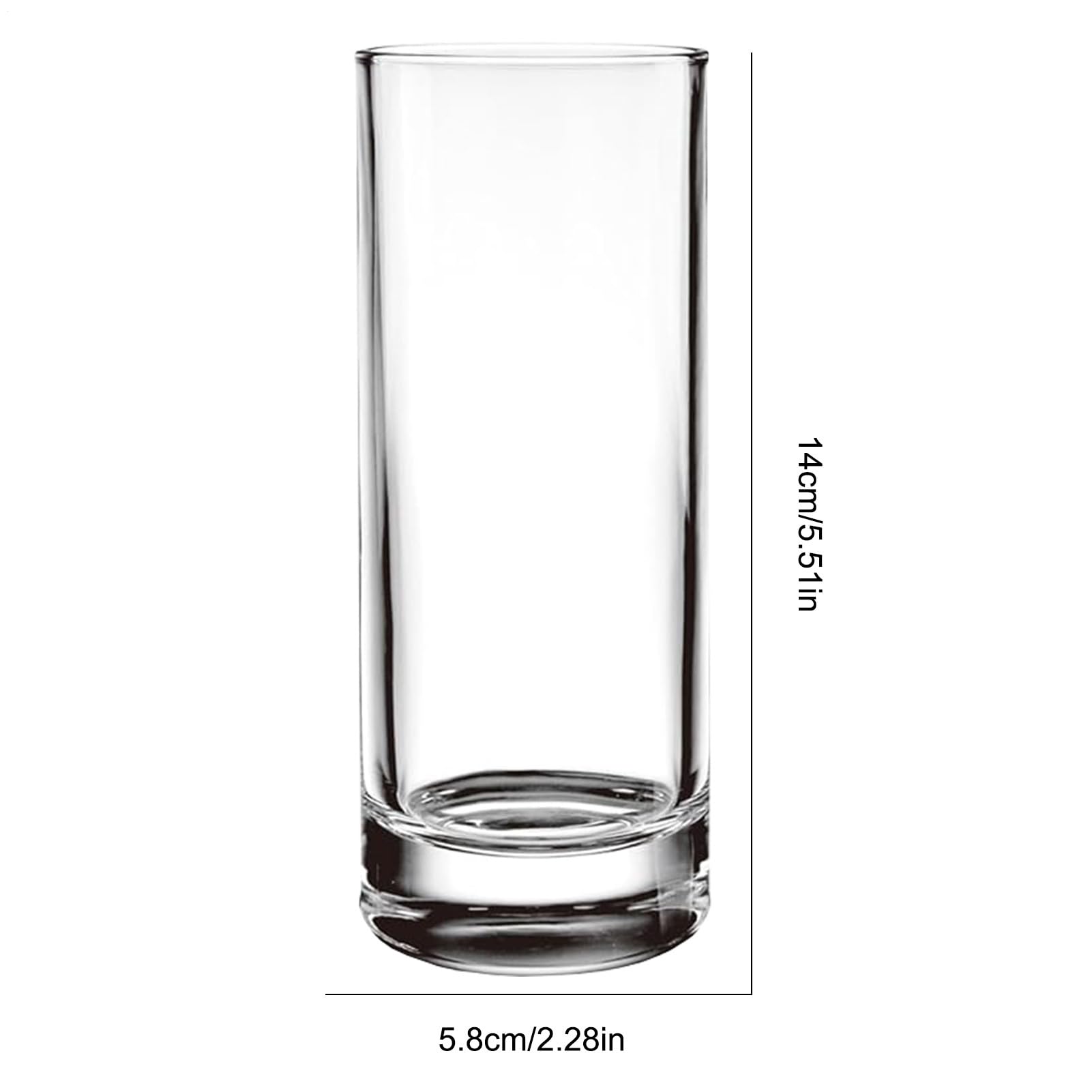 Szklanki 6 Sztuk Wielorazowe Kubki Do Wody, Koktajli, Kawy Mrożonej, Piwa, | Szklanki Do Codziennego Picia 290ml Do Serwowania Wody, Koktajli, Kawy Mrożonej, Herbaty Mrożonej, Wina, Whisky Na