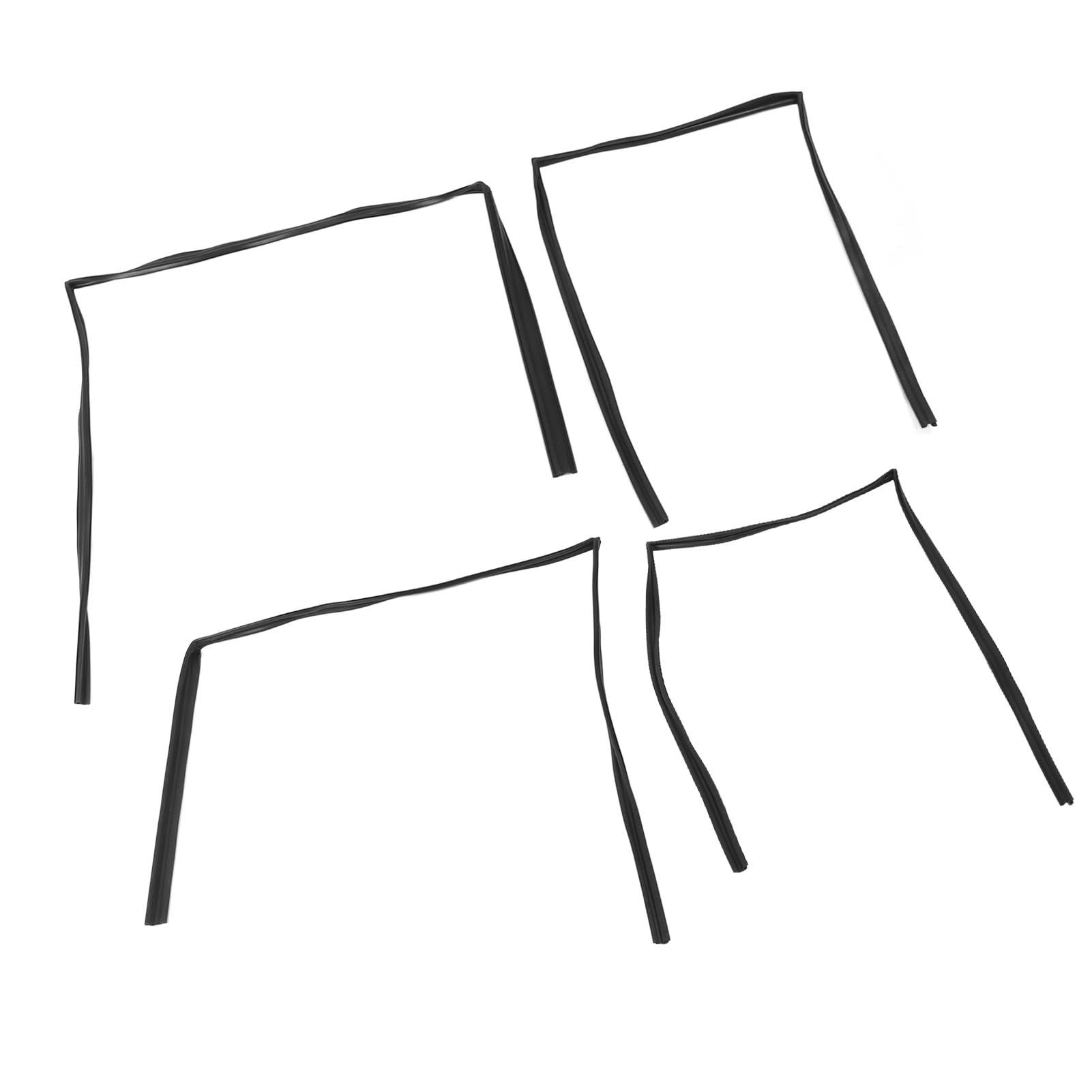 Gumowa uszczelka do szyby Pasuje do Cruiser FZJ80 FJ80 1991-1997 pasek uszczelniający gumowy wypełniacz szczeliny bocznej szyby wodoodporny wiatroszczelny 6814160010