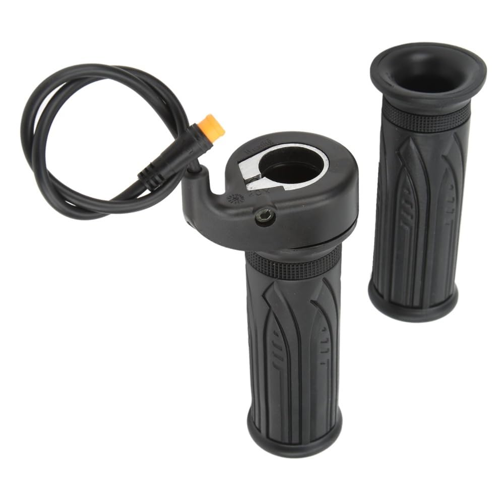 poignée Caoutchouc Lot De 2 Poignées D'accélérateur pour Vélo Électrique, 20 X 3 Broches, Antidérapantes, en ABS, pour Guidon 22, Mm