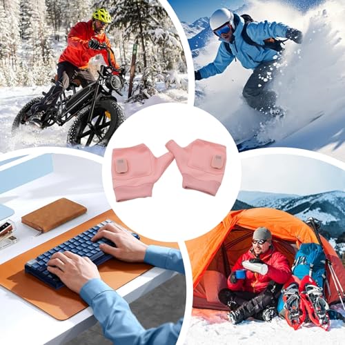 Guantes con calefacción USB y control de temperatura para invierno 4