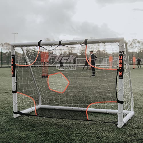 Football Flick URBAN FOOTBALL TARGET SHEET (6' X 4'), Black & Orange - Image 4