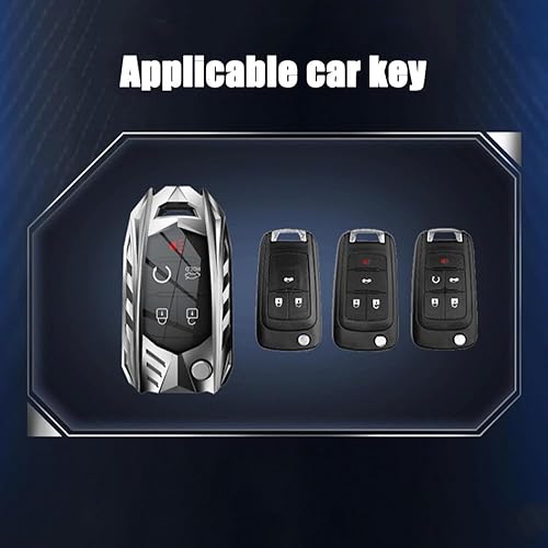 Miniatura 3 de Ajuste para Chevrolet Cruze 2011-2016, cubierta de llavero, protector de llavero de aleación de zinc, cubierta de llave de coche anticaída