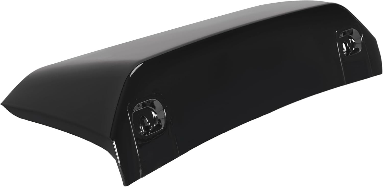 ALMULOO Rear Trailer Hitch Cover Compatible with 2015-2020 GMC Yukon/Yukon XL Black Bumper Cover Replacement for 23142974, GM1180181PP Plastic Painted