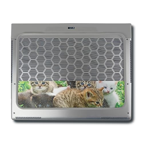 Image of MightySkins Glossy Glitter Skin Compatible with Alienware X16 R1 (2023) Full Wrap Kit - Field of Kittens | Protective, Durable High-Gloss Glitter Finish | Easy to Apply | Made in The USA