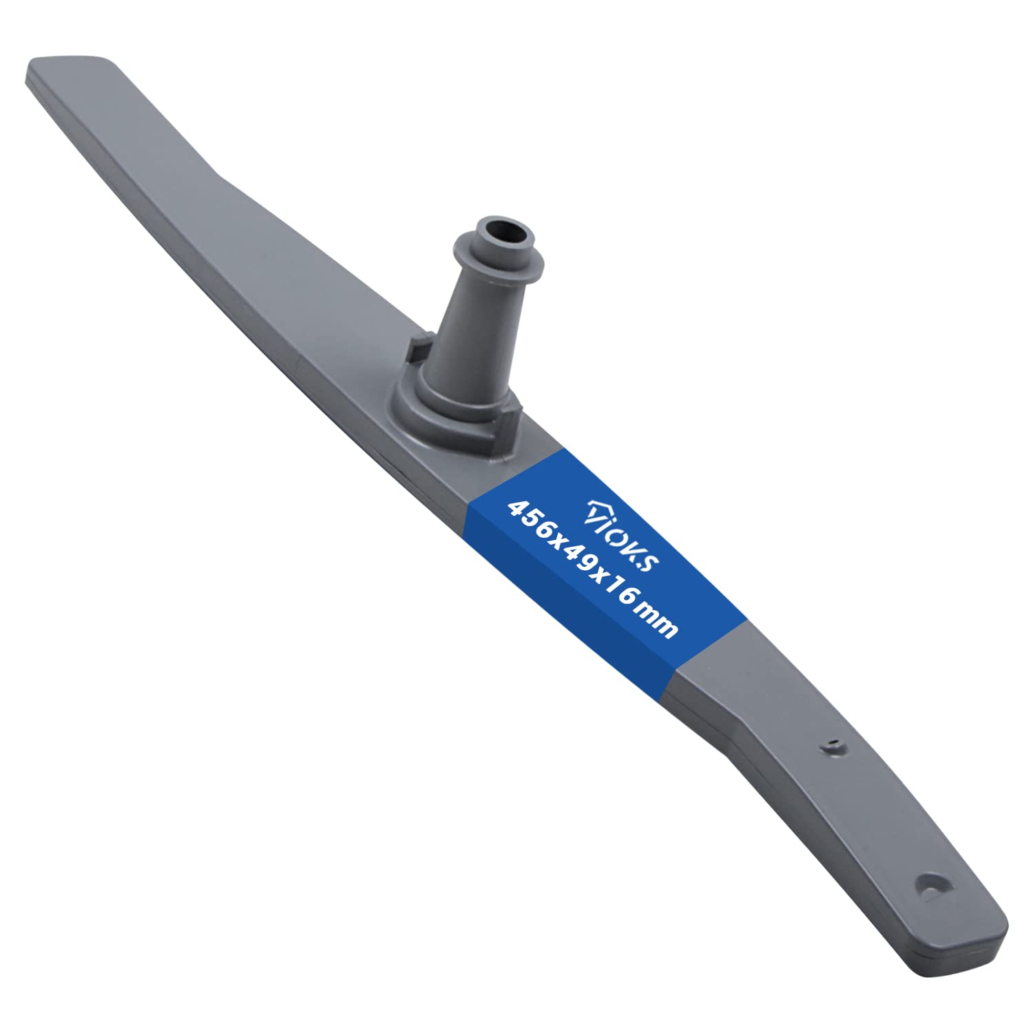 Braccio di ricambio per AEG 111895210/8, braccio dell'acqua inferiore grigio 456 x 49 x 16 mm, accessorio per lavastoviglie