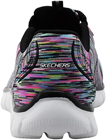 Skechers Women's Sport Empire - Rock Around Relaxed Fit Fashion Sneaker, Black/Multi, 6.5 B(M) US | Image 2