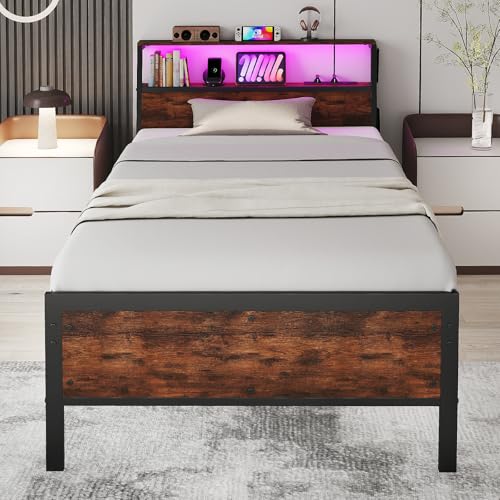 bed headboard with storage