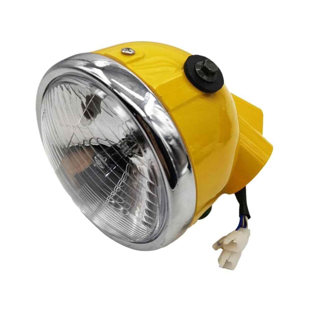 Jrthtcnjt Yellow Headlight Headlight Bracket Compatible With Z50 Z50a Z50j Z50r Trail Monkey Bike(Yellow Headlight)