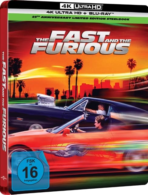 The Fast and the Furious   (4K UHD Steelbook) (4K UHD | Blu-ray)