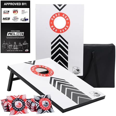Wicked Wood Cornhole Set 90 x 60 cm, 2 planches, 2 x 4 sacs
