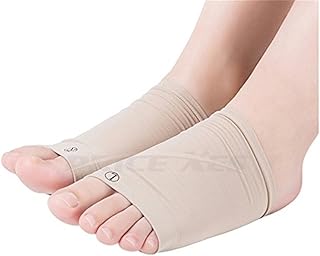 Gel Bunion Metatarsal Pads, Arch Support Sleeves with Gel Cushion, Elastic Bandage Arch Flatfoot Cushioning Orthotics Massage Pads Insoles Foot Socks Relieve Plantar Fasciitis, Heel Pain