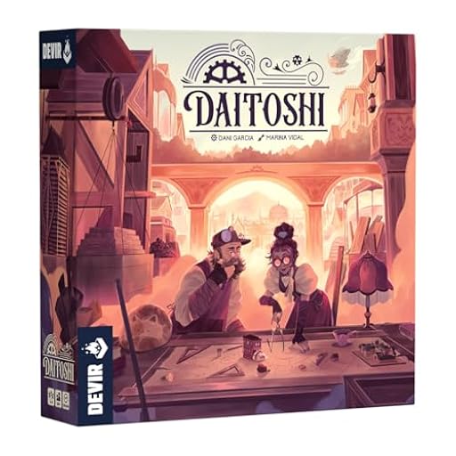 Devir – Daitoshi – Juego de Mesa Estratégico Steampunk | Construcción de Ciudad, Gestión de Recursos y Progreso Industrial | Autor Dani García | para 1-4 Jugadores, Saga Kemushi (BGDAISE) | Ya disponible en tu tienda friki favorita! En mundofriki.es!
