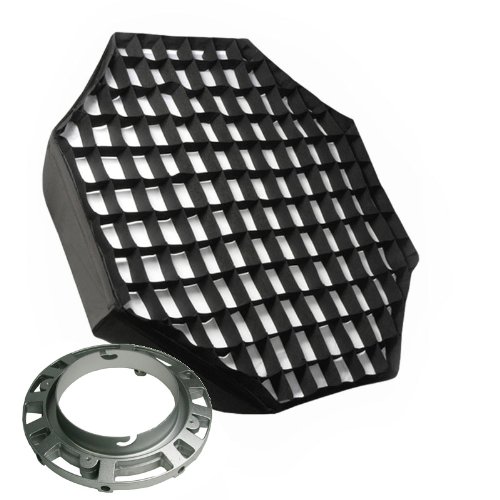Pro 48" Octagon Soft Box Studio Photography Honeycomb Grid Softbox Elinchrom Speedring for Elinchrom Flash ELIN8120GD