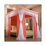Dosel para Cama, mosquitera para Dormitorio con Soporte de Metal, Cortina Decorativa Estilo Princesa