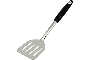 KitchenCraft Heavy Duty Turner and Spatula, 13.5 Inch Stainless Steel Extra Strong Turner