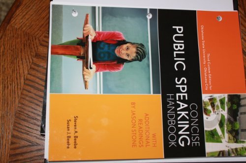 Concise Public Speaking Handbook (Concise Public Speaking Handbook with Additional Readings by Jason Stone) by Steven A.