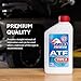 ABRO Automatic Transmission Fluid Type A, 1 Quart, Quality Economical ATF Fluid, Formulated from Select Base Oils with Anti-Foam Additive, Red Dye Leak Detector, Straight Mineral Oil Lubrication