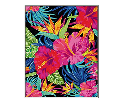 Schipper 609130851 Malen nach Zahlen - Exotische Blütenträume - Bilder malen für Erwachsene, inklusive Pinsel und Acrylfarben, 40 x 50 cm – Bild 4
