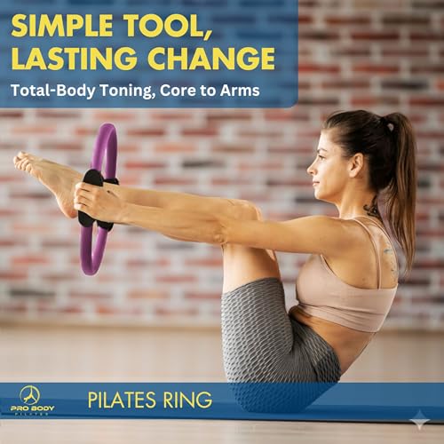 ProBody Pilates Circle - Aro de Pilates Mágico de 14 Pulgadas miniatura 2