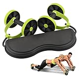 OrangeTag New Core Double Wheels Ab Roller Pull Rope Abdominal Waist Slimming abdominal exercise equipment