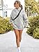 Trendy Queen Hoodies for Women Oversized Sweatshirts Cute Long Sleeve Shirts Sweaters Fleece Loose Casual Pullover Fall Clothes Winter Y2k Fashion 2023 Grey