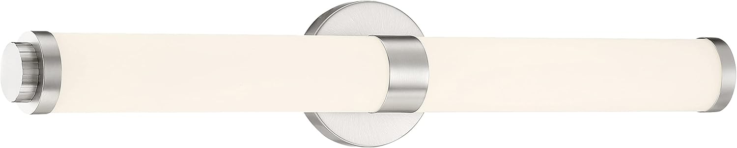 Side view of the Access Lighting Aqua Collection 62530LEDD-BG/OPL LED Vanity Light, highlighting its brushed gold finish.