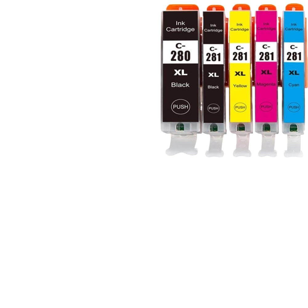 Cartuccia d'inchiostro PGI-280 CLI-281 PGI280 CLI281 compatibile con stampante a getto d'inchiostro TS8120 TS9120 TR7520 TR8520 TS6120
