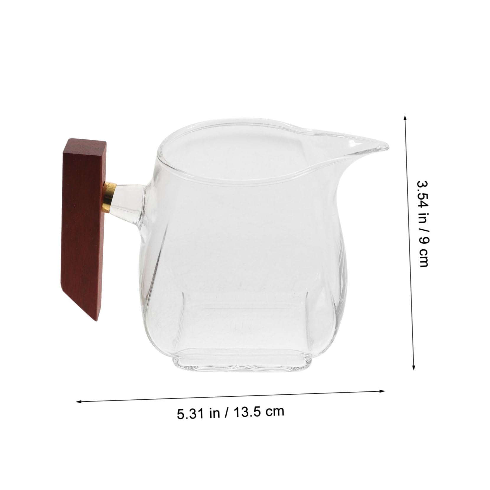 Cabilock Handle Gravy Boat Sauce Dispenser Elegant Pitcher for Sauces Dressings Condiments for Kitchen Dining Capacity